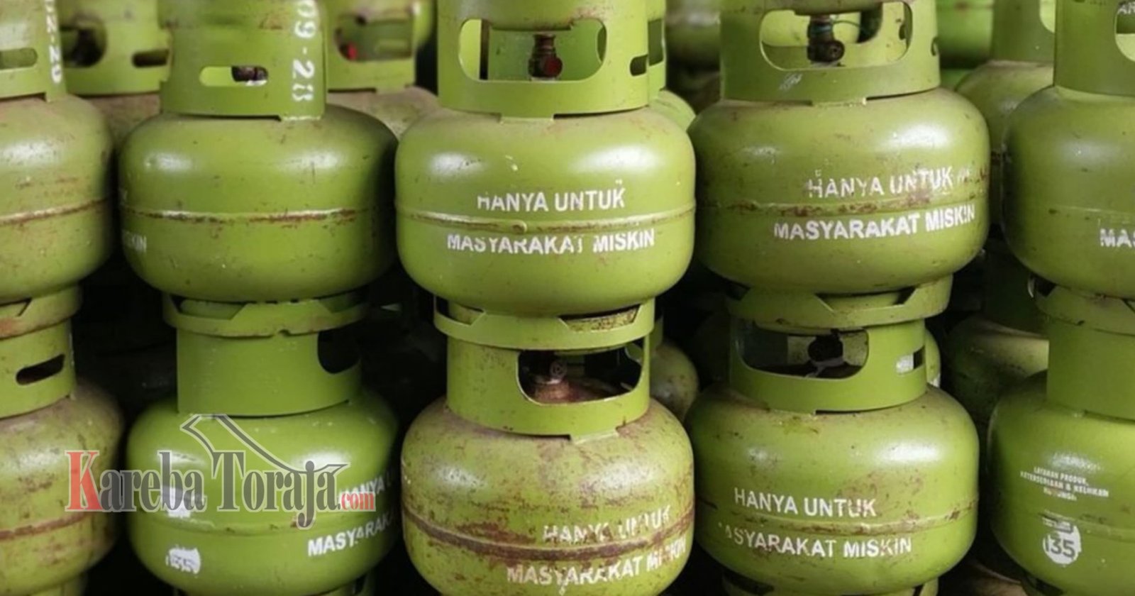 Elpiji 3 Kg Langka di Makale , Harganya Capai Rp50 Ribu Per Tabung