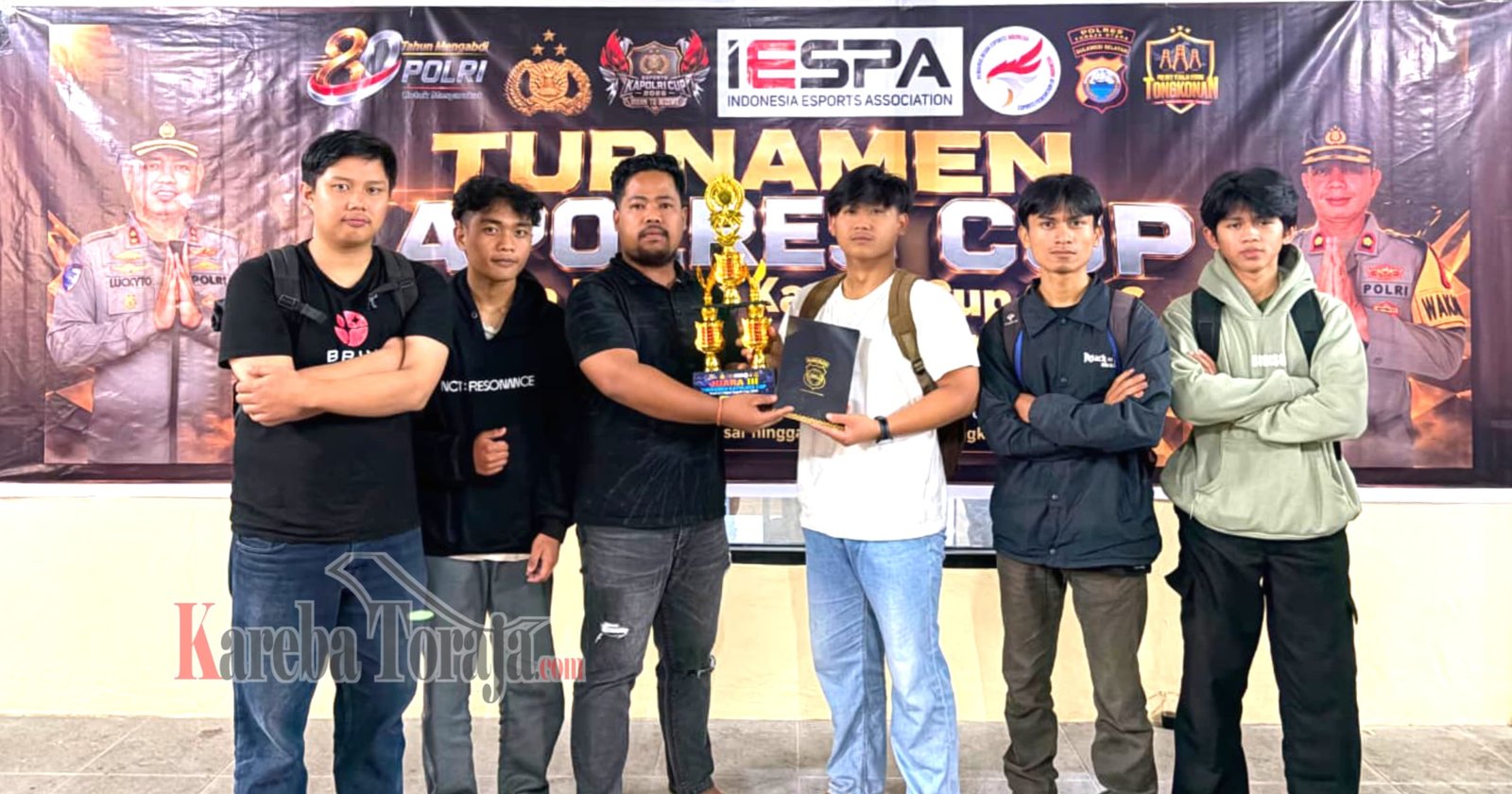 UKM E-Sport UKI Toraja Juara III Turnamen Mobile Legends Kapolres Cup Toraja Utara, Siap ke Kapolda Cup 2026
