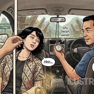 Diduga Dihipnotis, IRT Asal Nanggala, Toraja Utara Kehilangan 30 Gram Emas Saat Berada di Mobil Pelaku