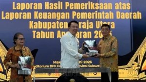 11 Kali Beturut-turut, Pemkab Toraja Utara Raih Opini WTP dari BPK