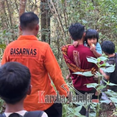 Tiga Hari Hilang, Balita di Lembang Mappa’ Bonggakaradeng Ditemukan Selamat
