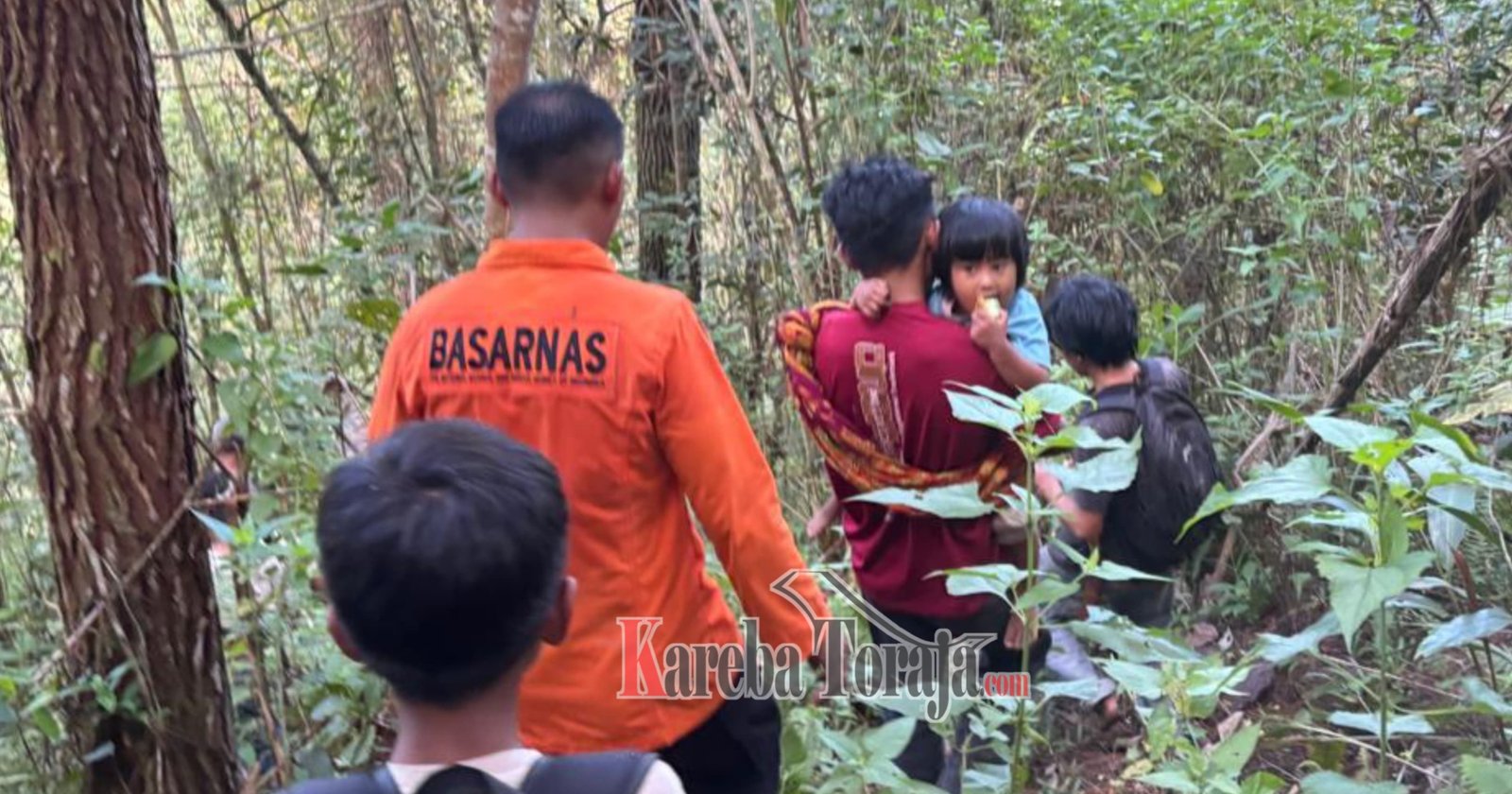 Tiga Hari Hilang, Balita di Lembang Mappa’ Bonggakaradeng Ditemukan Selamat