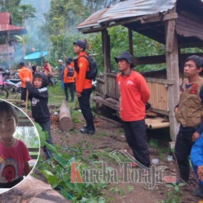 Balita di Lembang Mappa’ Bonggakaradeng Dilaporkan Hilang
