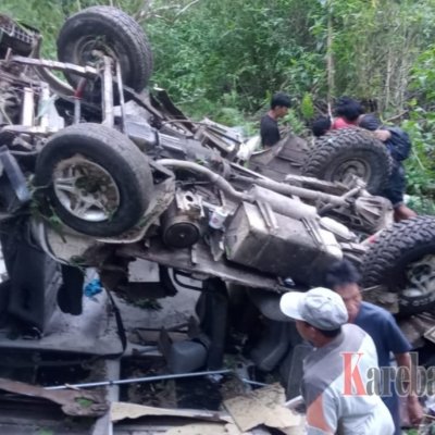 Sudah 8 Hari, Minibus yang Terperosok ke Jurang Sedalam 200 Meter di Mappak Tana Toraja Belum Dievakuasi