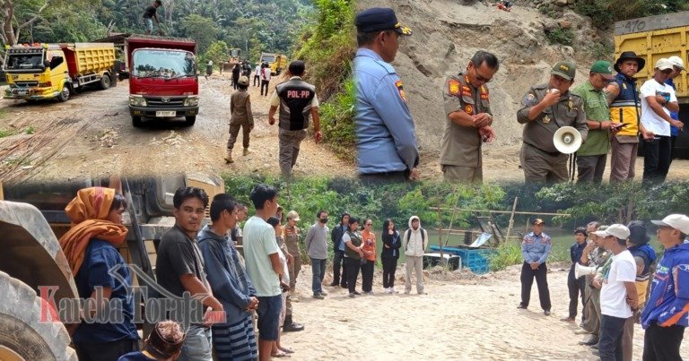 Pemda Tana Toraja Tutup Tambang Pasir Ilegal di Makale Selatan