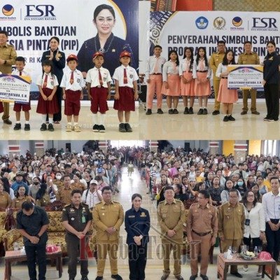 Lagi, Eva Rataba Serahkan Beasiswa PIP Aspirasi untuk 9.282 Siswa di Toraja Utara