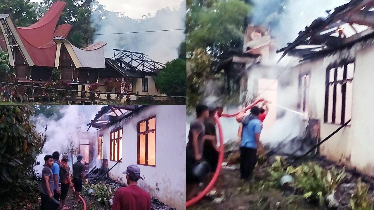 Ditinggal ke Tetangga, Rumah Nenek Leni di Saluallo Ludes Terbakar
