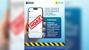 PLN Pastikan Tidak Ada Kenaikan Tarif Listrik, Masyarakat Diimbau Waspadai Informasi Hoaks