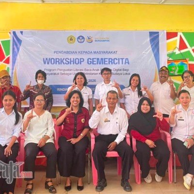 Dosen UKI Toraja Dorong Penguatan Literasi Baca Digital Anak dan Pelestarian Budaya Lokal di SDN 2 Buntao