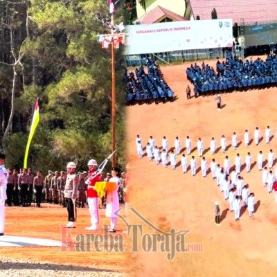 Paskibraka Tana Toraja Sukses Jalankan Tugas di HUT Ke-81 RI, Bupati Zadrak Urai Makna Formasi Tongkonan