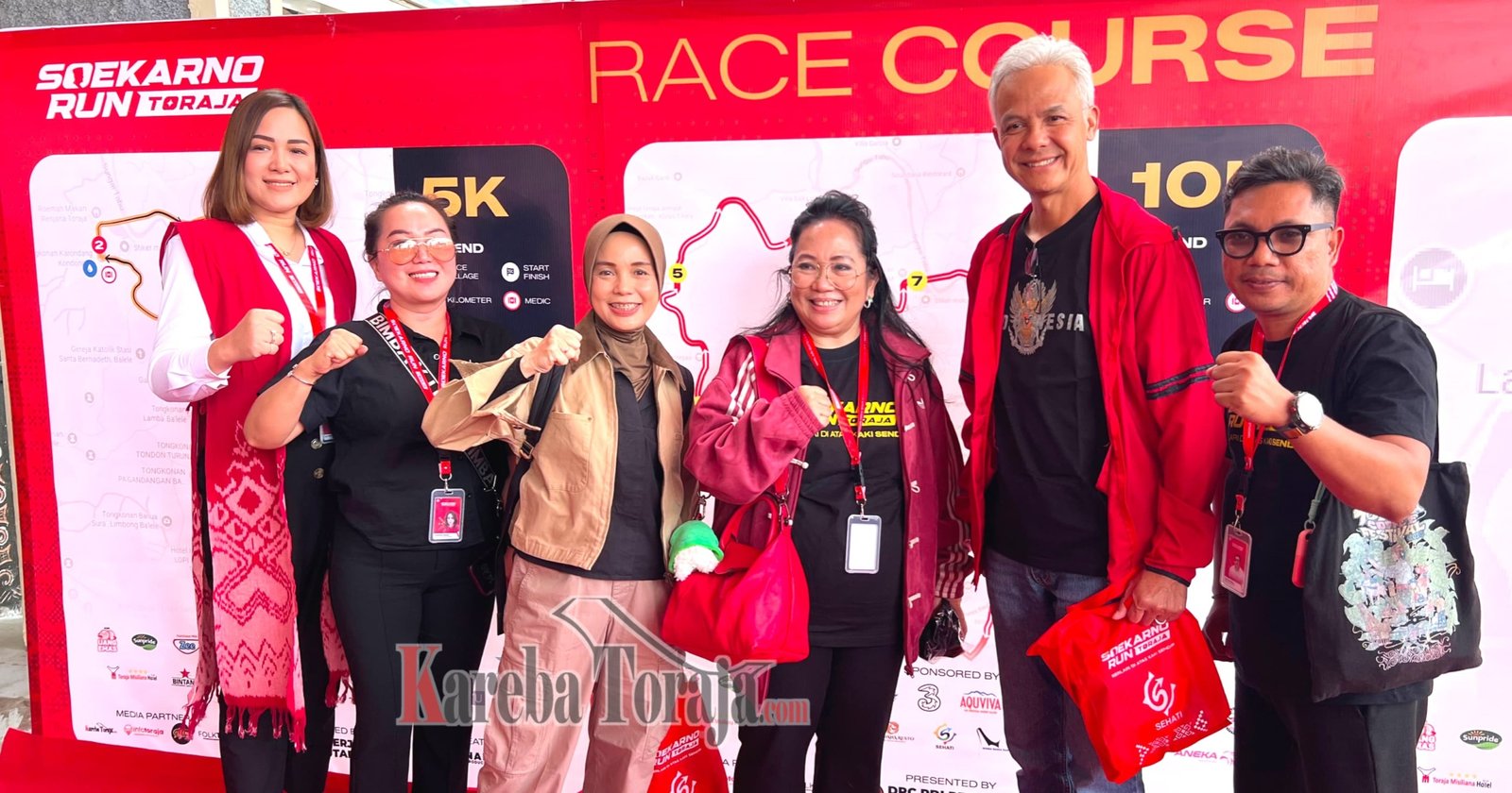 Ganjar Pranowo Tiba di Toraja, Akan Ikut Lari di Event “Soekarno Run”