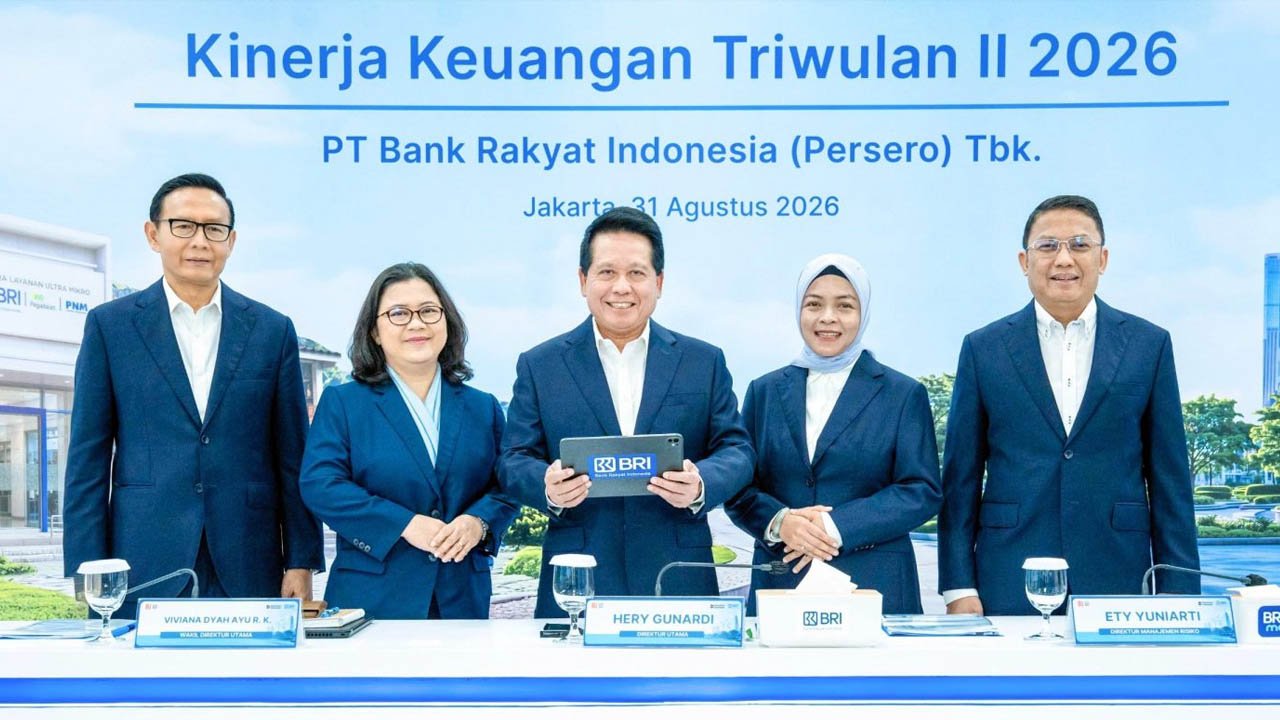 Konsisten Jadi Penggerak Ekonomi Kerakyatan, BRI Bukukan Laba Rp31,2 Triliun Pada Triwulan II 2026