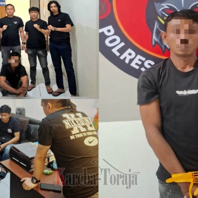 DPO Pencurian 16 Gram Emas di Jalan Gajah Rantepao Diringkus Polisi di Pare-Pare