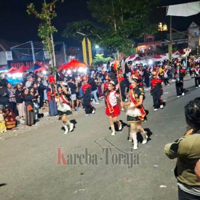 Lomba Drumband Toraja Utara; Warga Terhibur, Teknis Pelaksanaannya Mesti Diubah