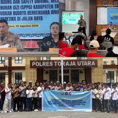 Agar Penyaluran MBG Lancar dan Layak Konsumsi, Polisi Gelar Pelatihan Safety Riding dan Safety Driving