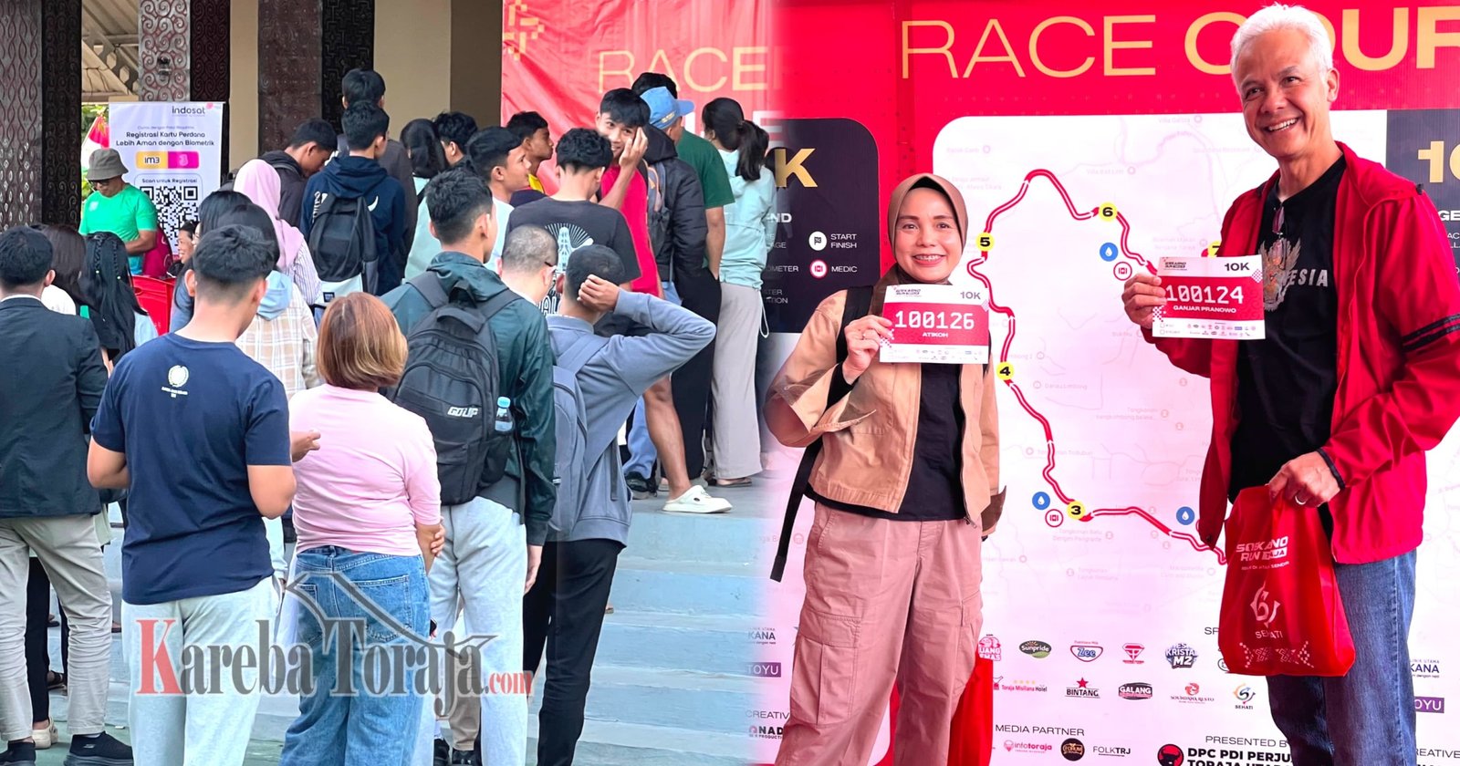 1.200 Peserta Termasuk Ganjar Pranowo akan Meriahkan Soekarno Run Toraja 2026