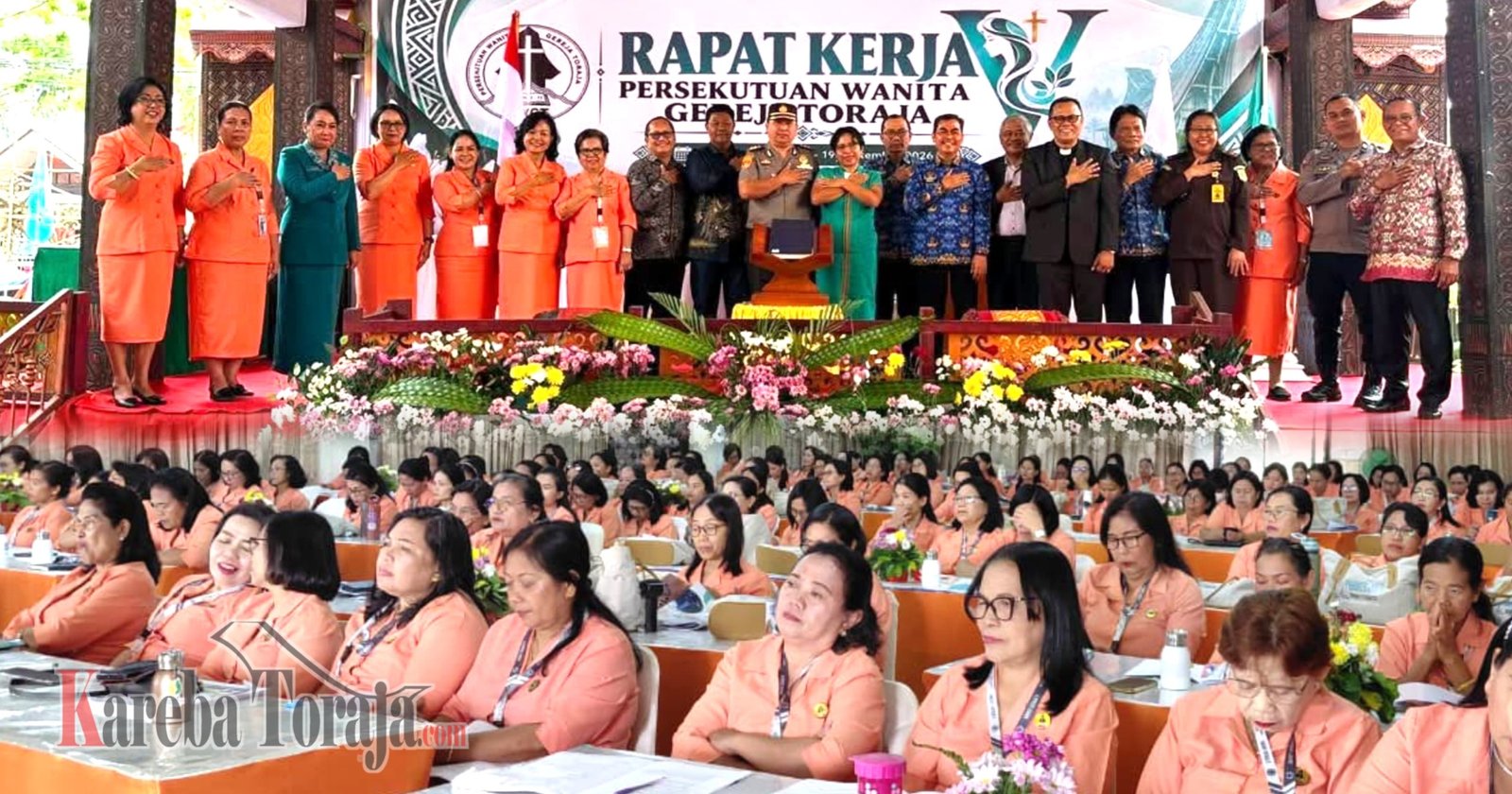 Persekutuan Wanita Gereja Toraja Gelar Rapat Kerja V, Diikuti Peserta dari 100 Klasis