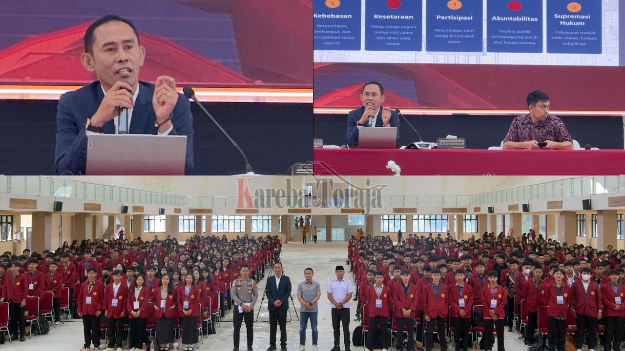 Bawaslu Tana Toraja Sosialisasikan Peran Mahasiswa dalam Demokrasi Pada PKBM UKI Toraja