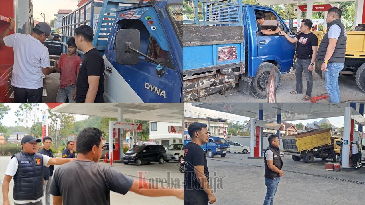 Cegah Pelangsir, Polres Toraja Utara Pantau dan Periksa Enam SPBU