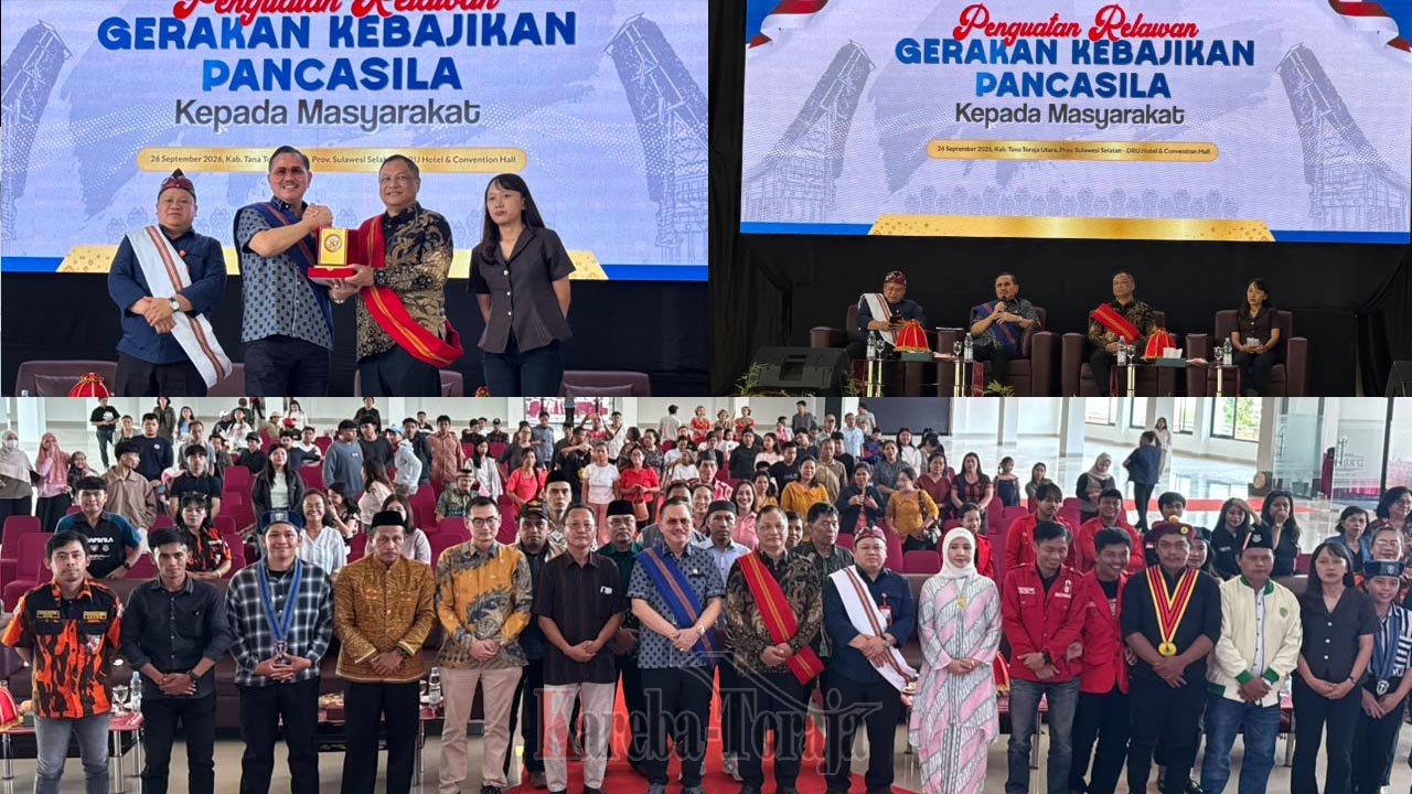 JFK dan BPIP Perkuat Relawan Gerakan Kebajikan Pancasila di Toraja Utara