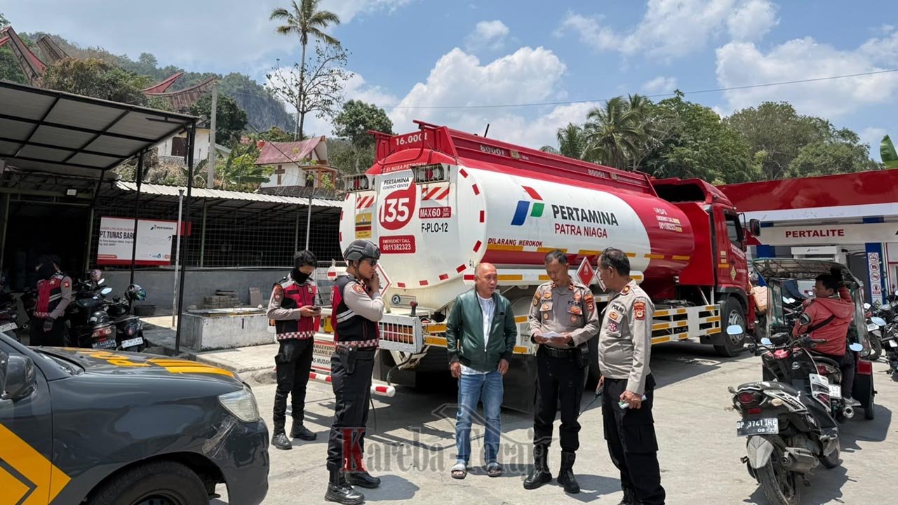 Polres Toraja Utara Pastikan Penyaluran BBM Aman dan Lancar
