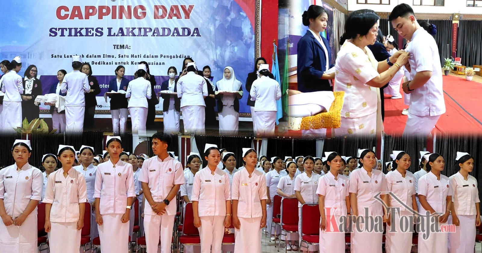 STIKes Lakipadada Gelar Capping Day, 109 Mahasiswa Siap Mengabdi di Rumah Sakit