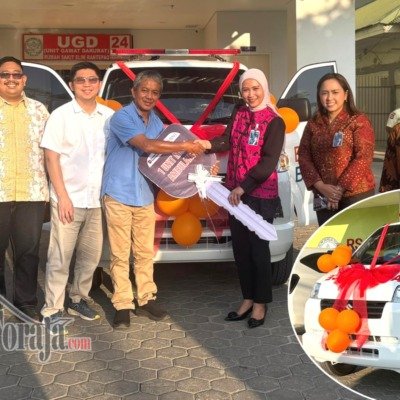 RS Elim Rantepao Terima Bantuan Satu Unit Ambulans dari Bank BNI