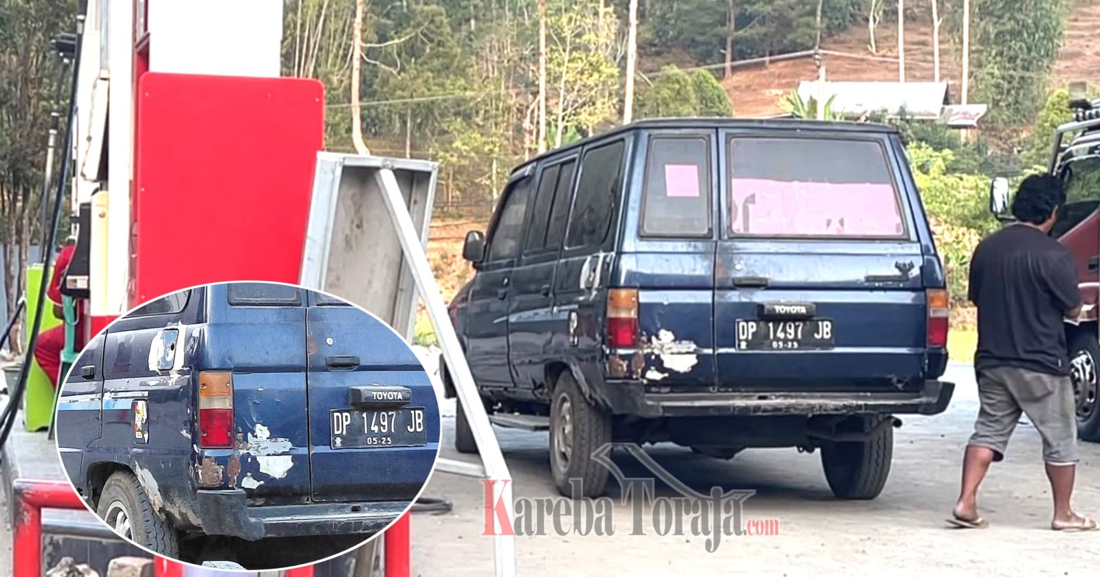 Kijang 2 Lubang Tangki di SPBU Minanga Mengkendek Diduga Pelangsir, Polres Tana Toraja akan Selidiki