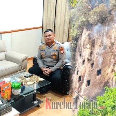 Kebakaran Hutan yang Hanguskan Liang dan Ratusan Peti Mayat di Baruppu’ Dilaporkan ke Polres Toraja Utara