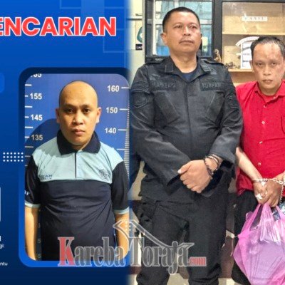 Setelah 42 Hari, Narapidana Rutan Makale yang Kabur Saat Dirawat di RSUD Lakipadada Akhirnya Ditangkap