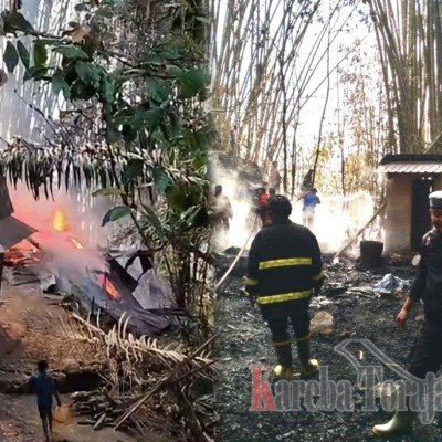 Buta dan Lumpuh, 2 Lansia Meninggal Dunia Akibat Kebakaran Rumah Di Lembang Sikuku Toraja Utara