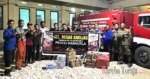 Dukung Penanganan Karhutla, Anak Muda Jalan Serang Serahkan Bantuan Logistik ke Damkar Toraja Utara