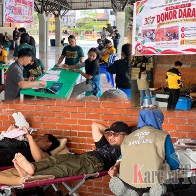 Rayakan HUT Ke-357 Sulsel, YKGT – RS Elim Rantepao Gelar Donor Darah, 41 Kantong Darah Terkumpul