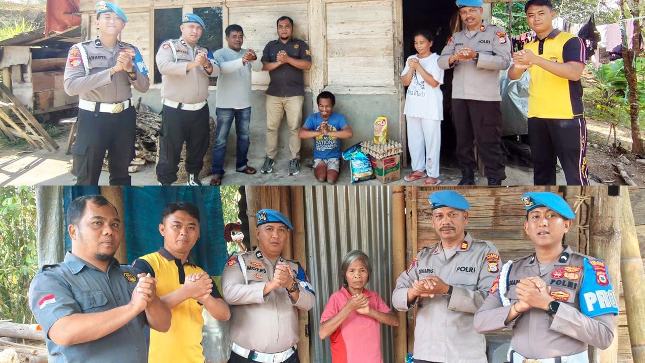 Sambut HUT ke-24 Propam Polri, Propam Polres Toraja Utara Berbagi Sembako dengan Warga