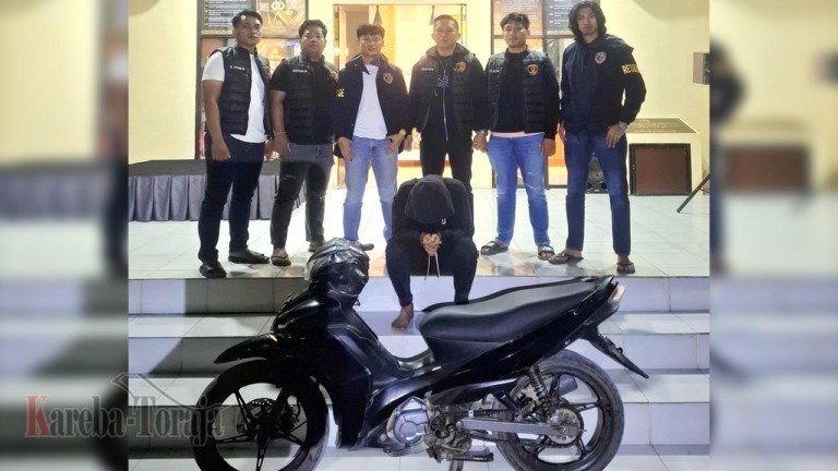 Diduga Curi Motor di Café Peleton Rantepao, Pemuda Ini Diciduk Polisi