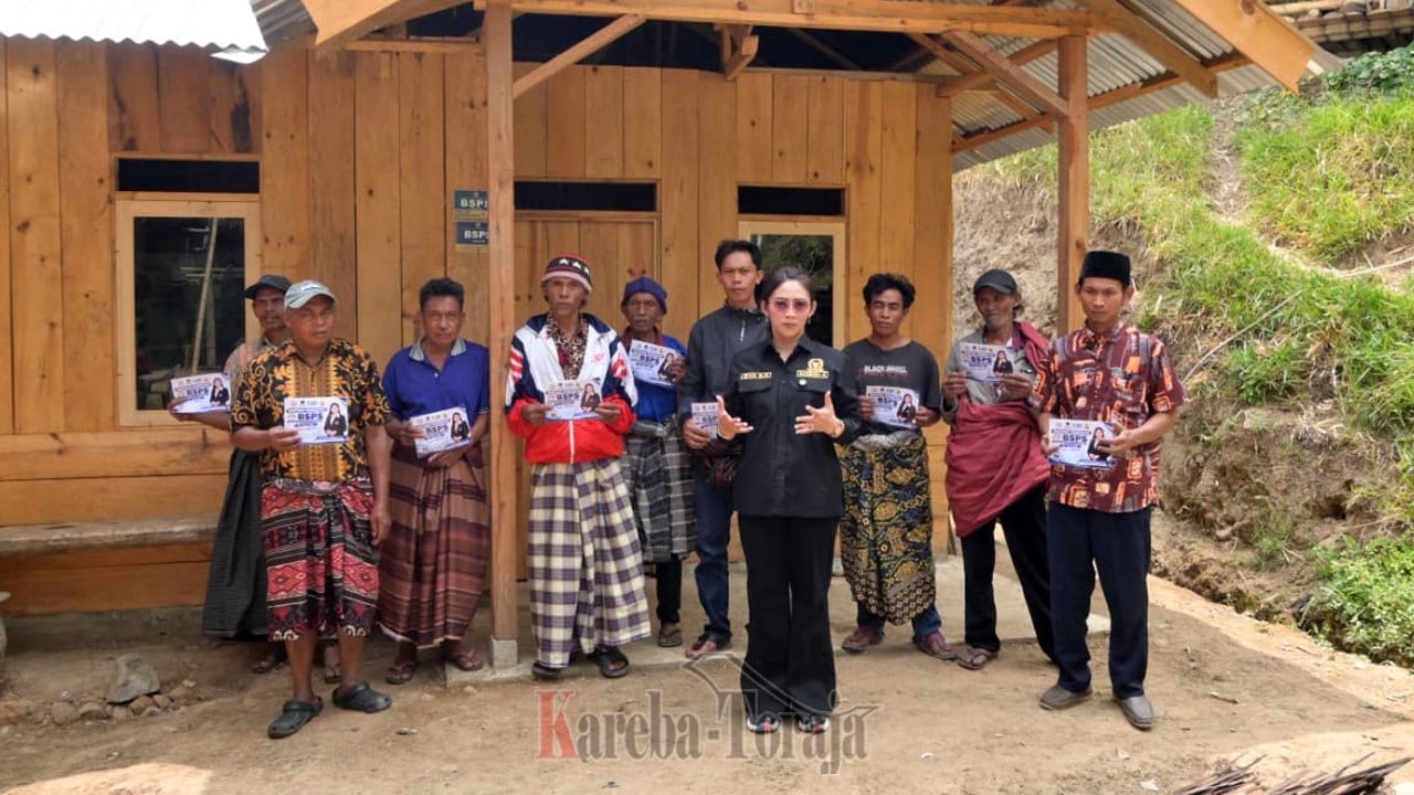 Eva Stevany Rataba Bantu 100 Unit Rumah Layak Huni (BSPS) di Toraja