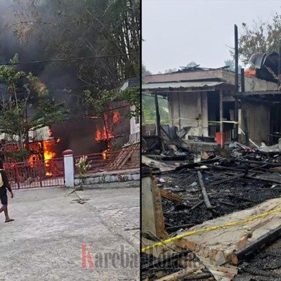 Dua Rumah Warga di Ba’lele Ludes Terbakar, 8 Ekor Babi Ikut Terpanggang