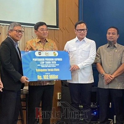 Lolos Seleksi Nasional, Toraja Utara Dapat Program LSDP Rp102 Miliar