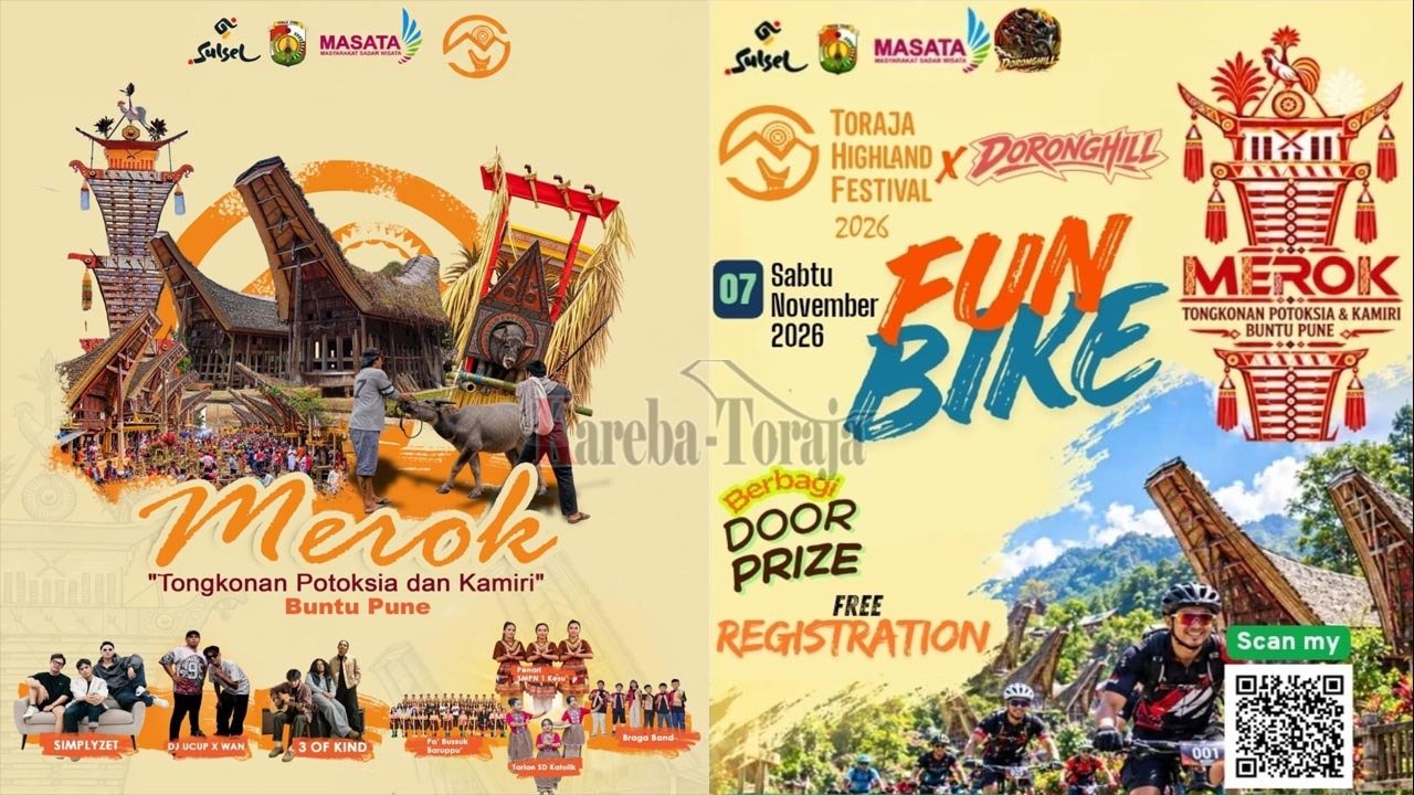 Merok Tongkonan Jadi Tema Toraja Higland Festival 2026, Digelar 5-7 November